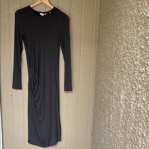 Vince Black Long Sleeve Dress